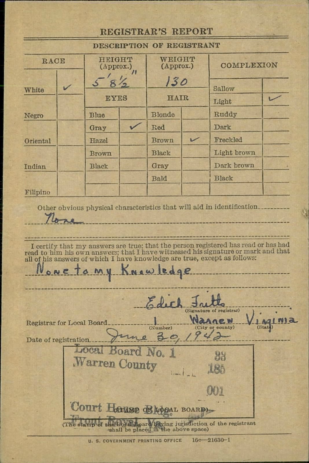 scanned record