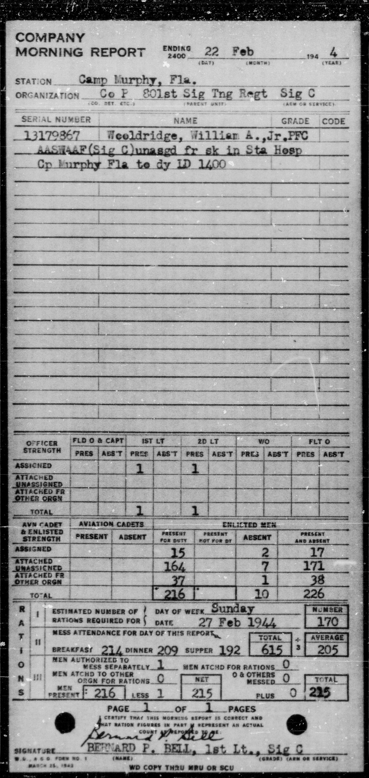 scanned record