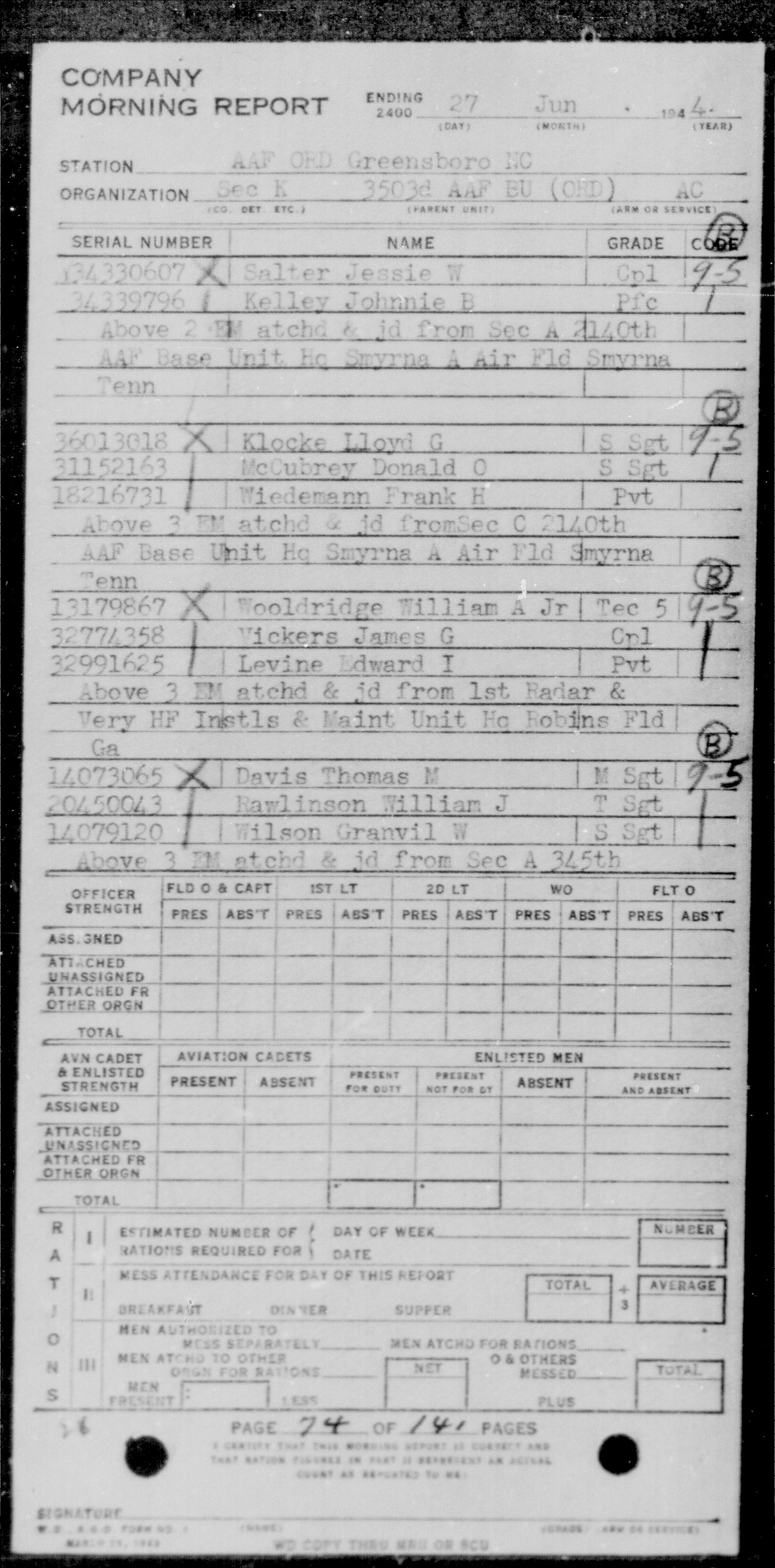 scanned record