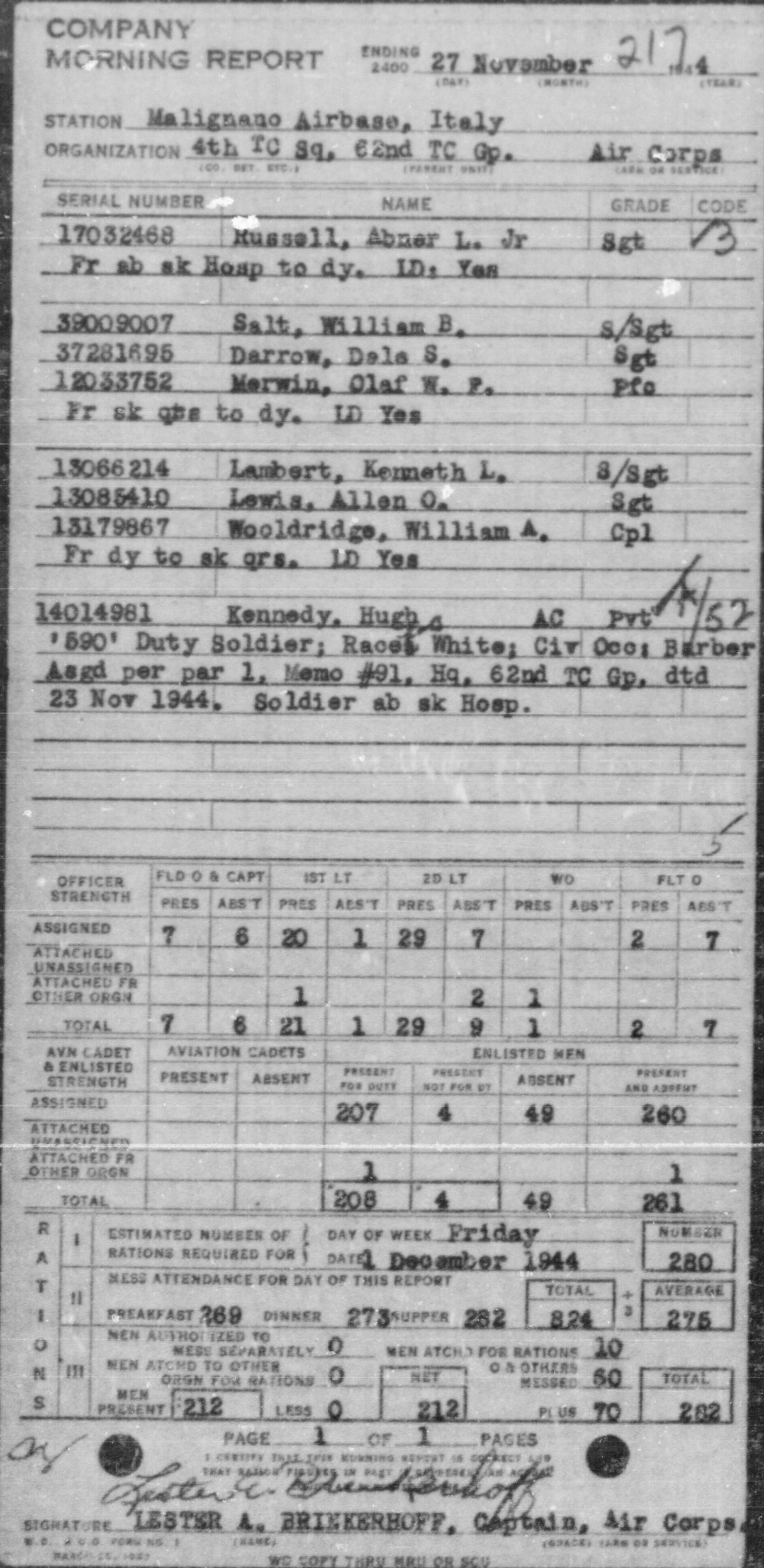scanned record
