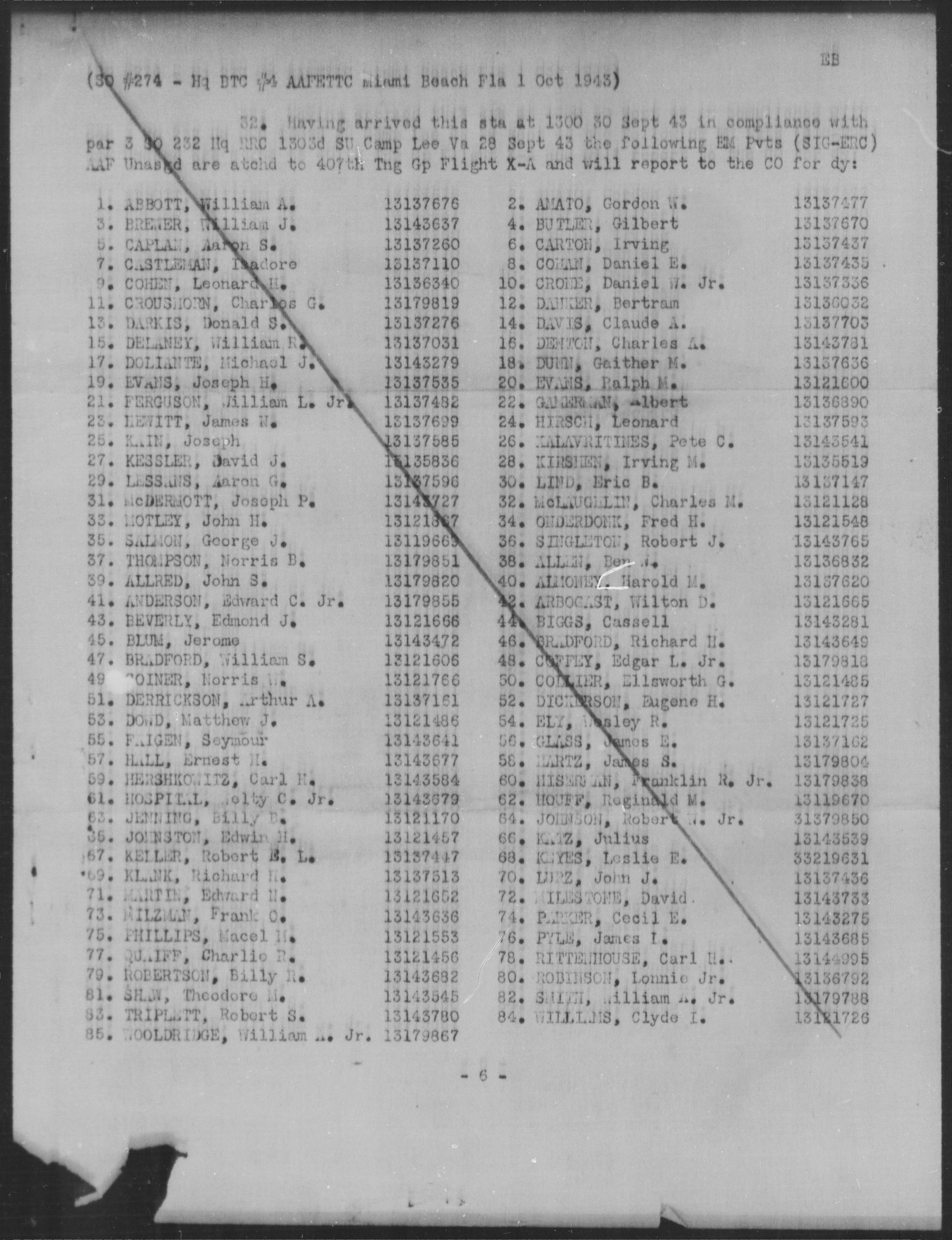scanned record