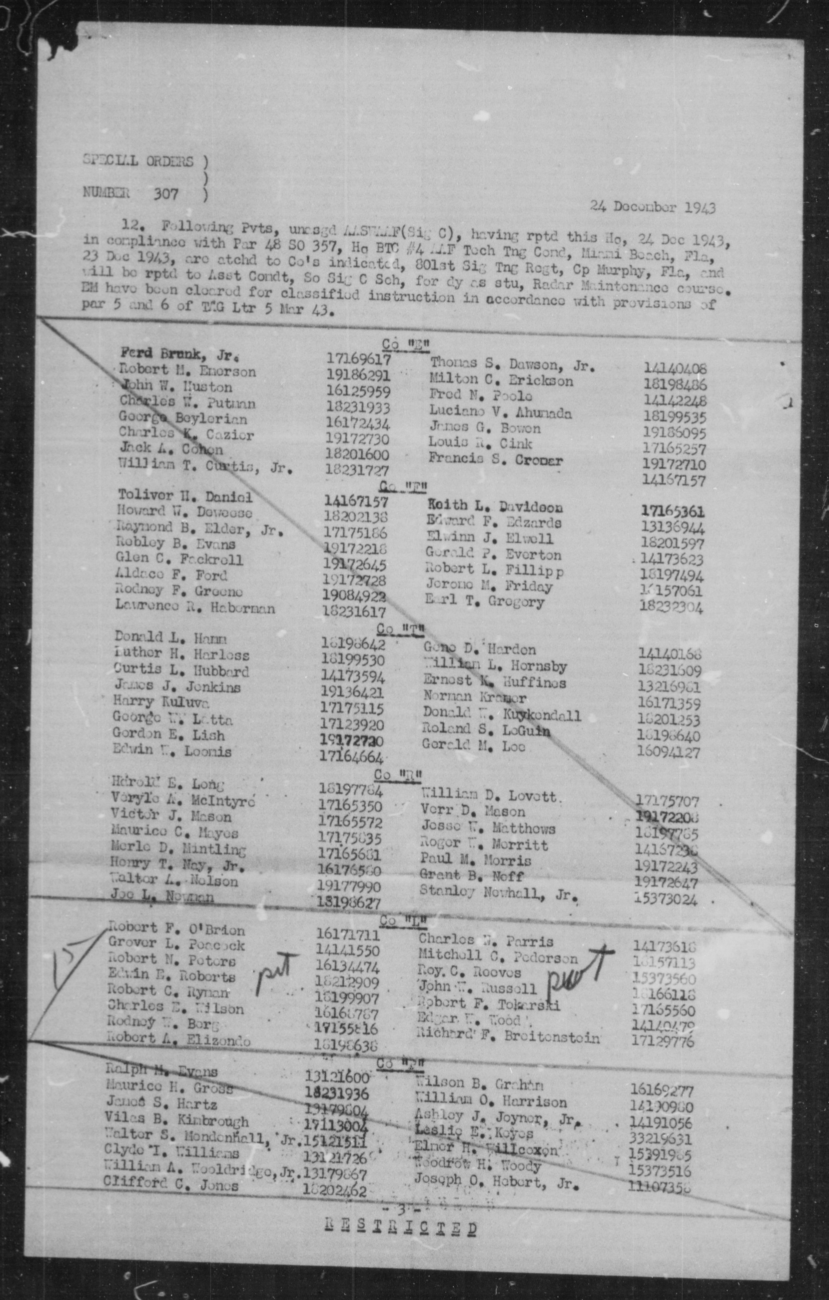 scanned record