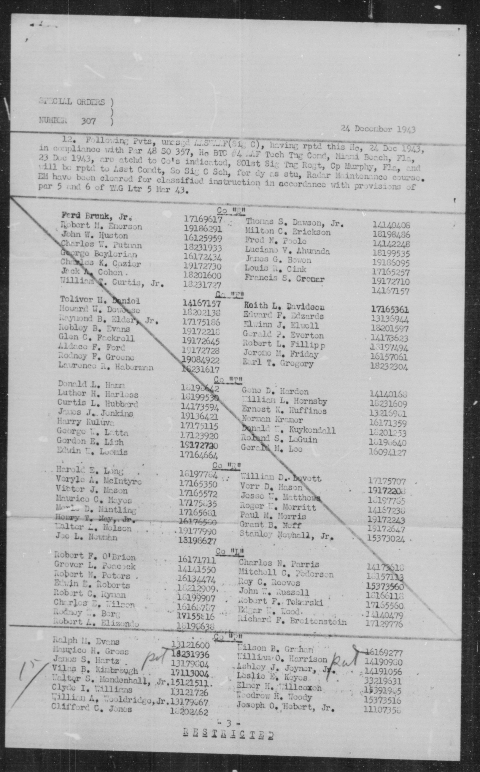 scanned record