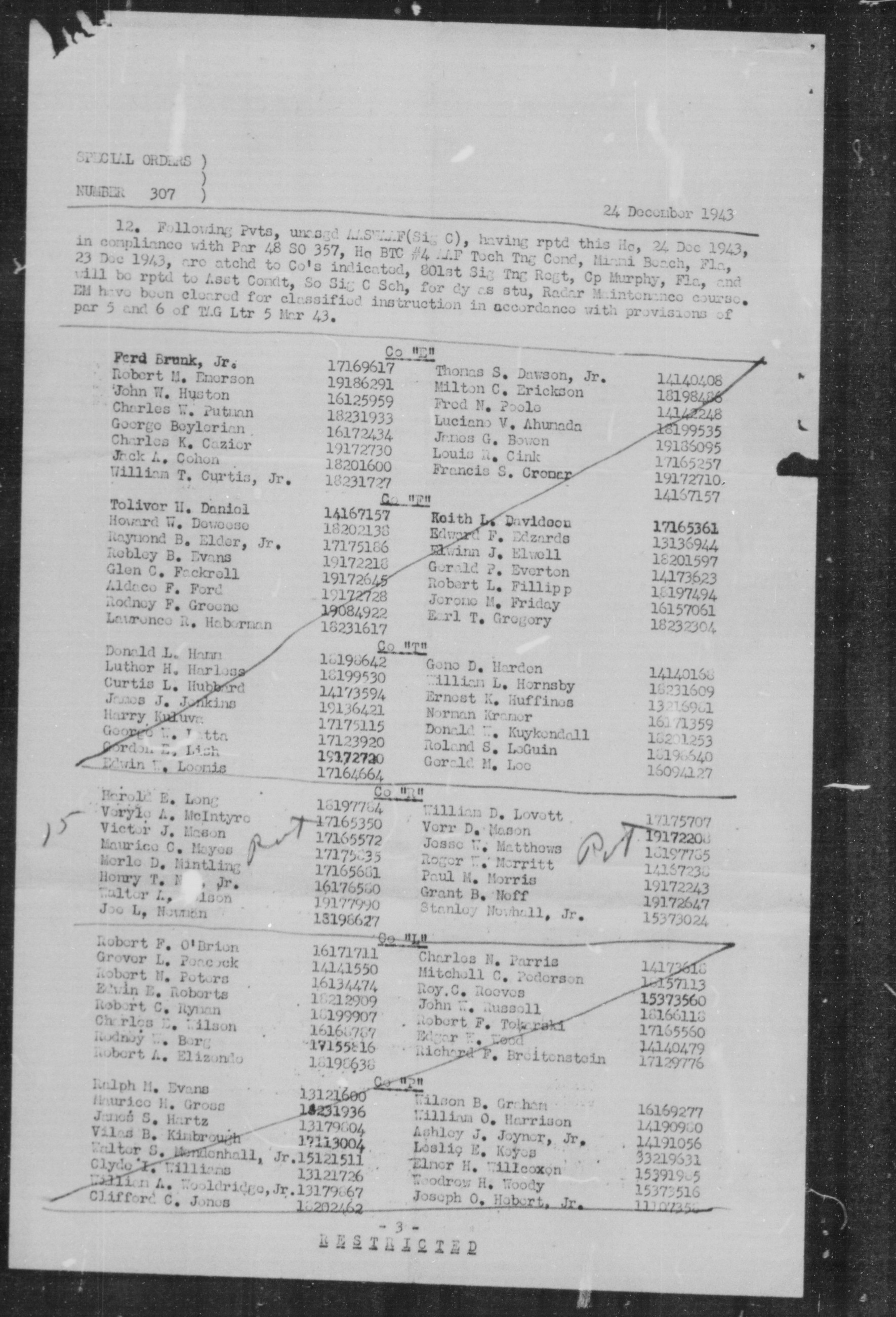 scanned record
