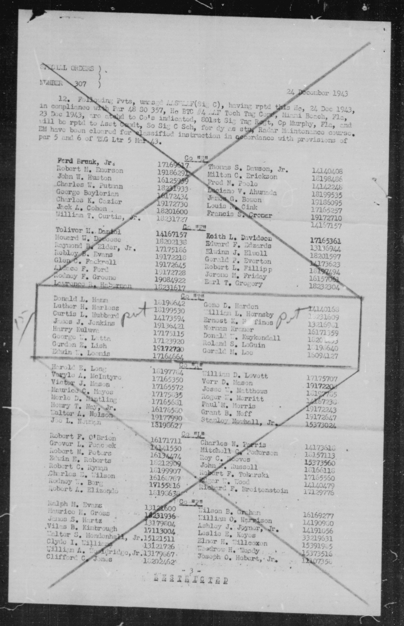 scanned record