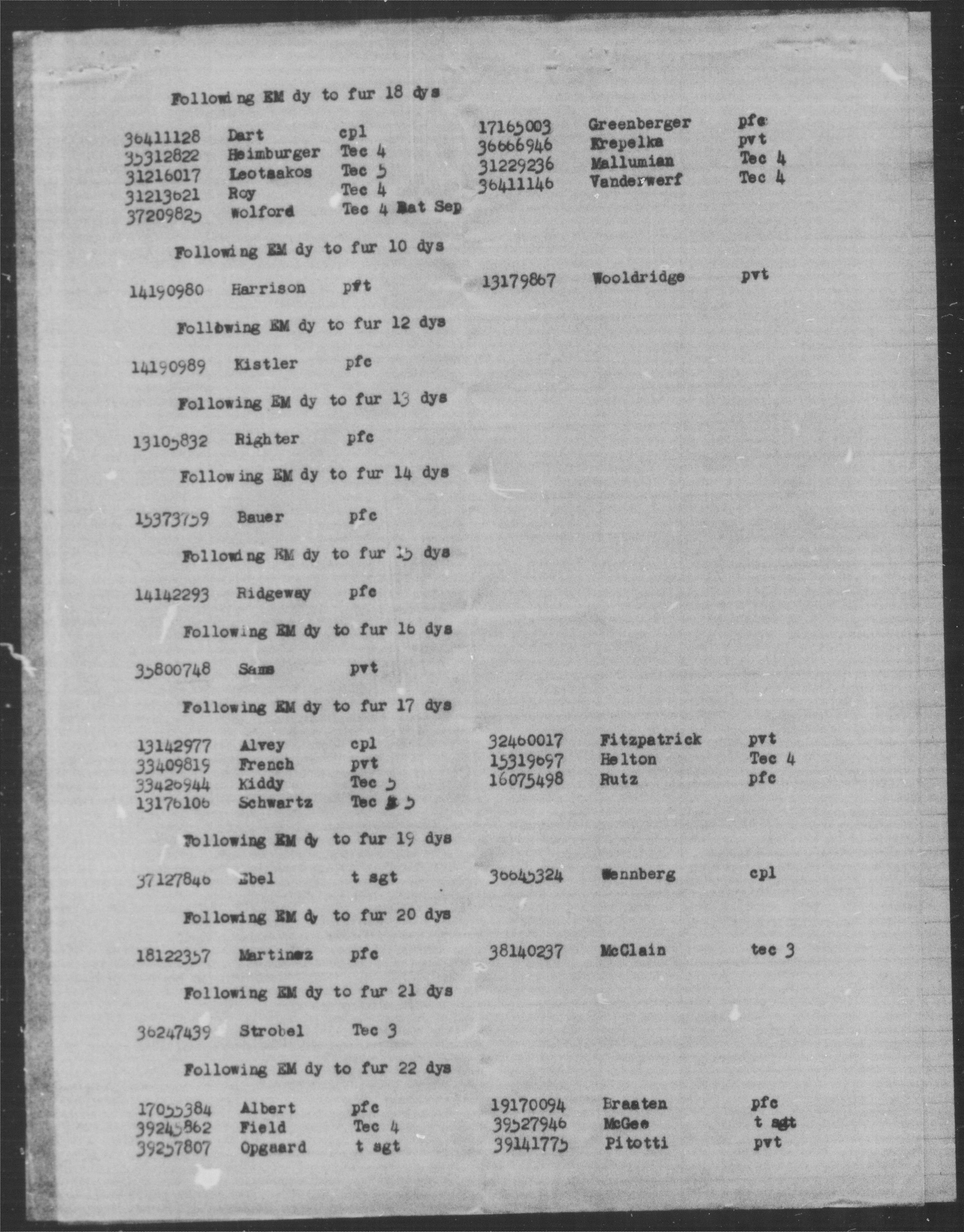 scanned record