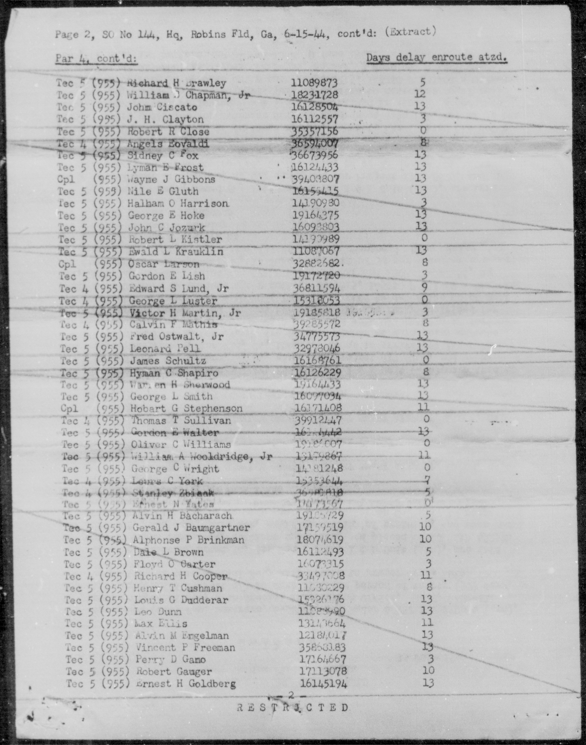 scanned record